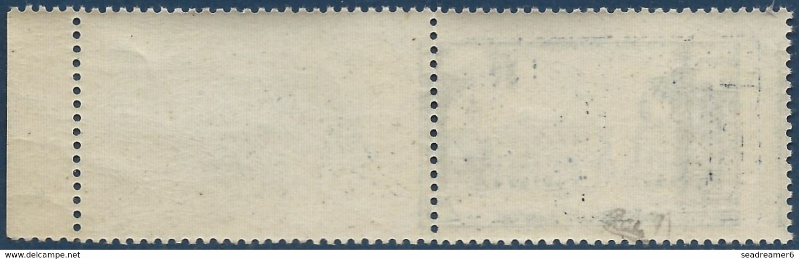 France 1948 Nancy N°822** BDFeuille Variété De Piquage à Cheval TTB Signé Calves - Nuevos