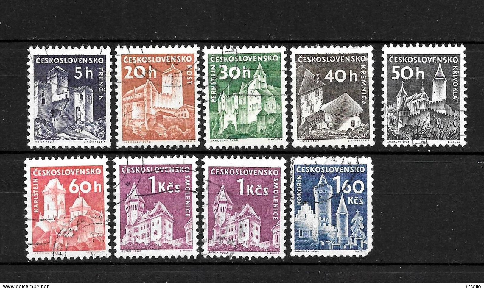 LOTE 2187 /// CHECOSLOVAQUIA // YVERT Nº: SELLOS DE LA SERIE 1068/1075  ¡¡¡ OFERTA - LIQUIDATION - JE LIQUIDE !!! - Used Stamps