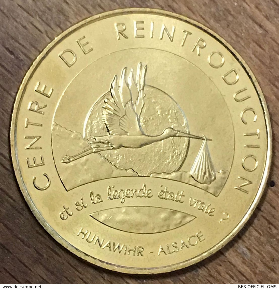 68 HUNAWIHR CIGOGNES LA LÉGENDE... MDP 2015 MÉDAILLE MONNAIE DE PARIS JETON TOURISTIQUE MEDALS COINS TOKENS - 2015