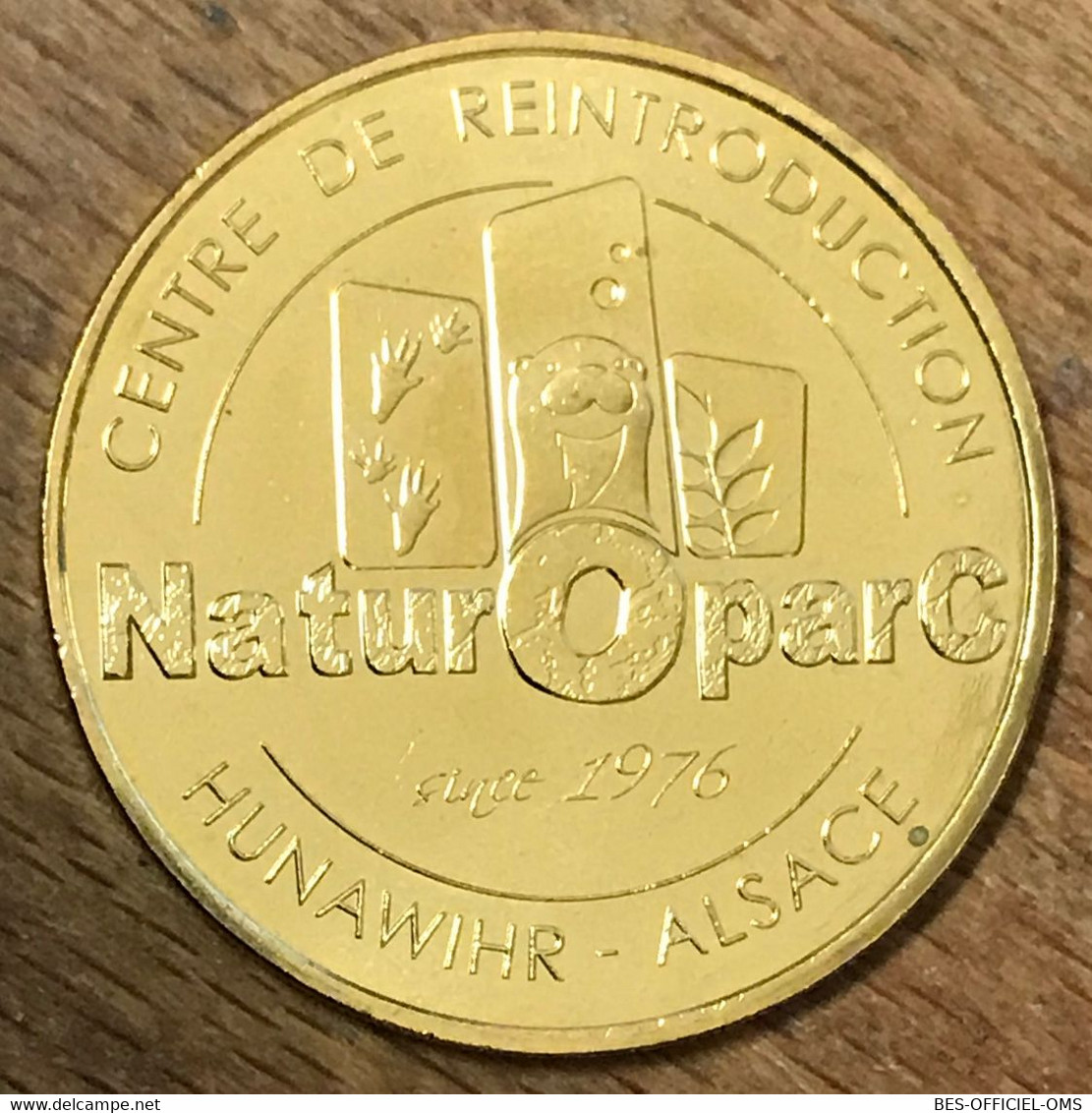 68 HUNAWIHR NATUROPARC MDP 2017 MÉDAILLE SOUVENIR MONNAIE DE PARIS JETON TOURISTIQUE MEDALS COINS TOKENS - 2017