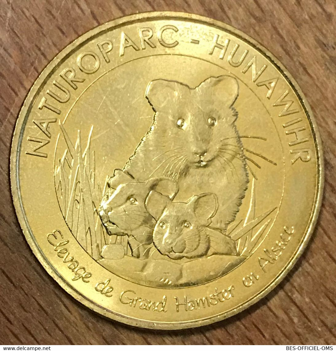 68 HUNAWIHR RÉINTRODUCTION GRAND HAMSTER MDP 2018 MÉDAILLE MONNAIE DE PARIS JETON TOURISTIQUE MEDALS COINS TOKENS - 2018