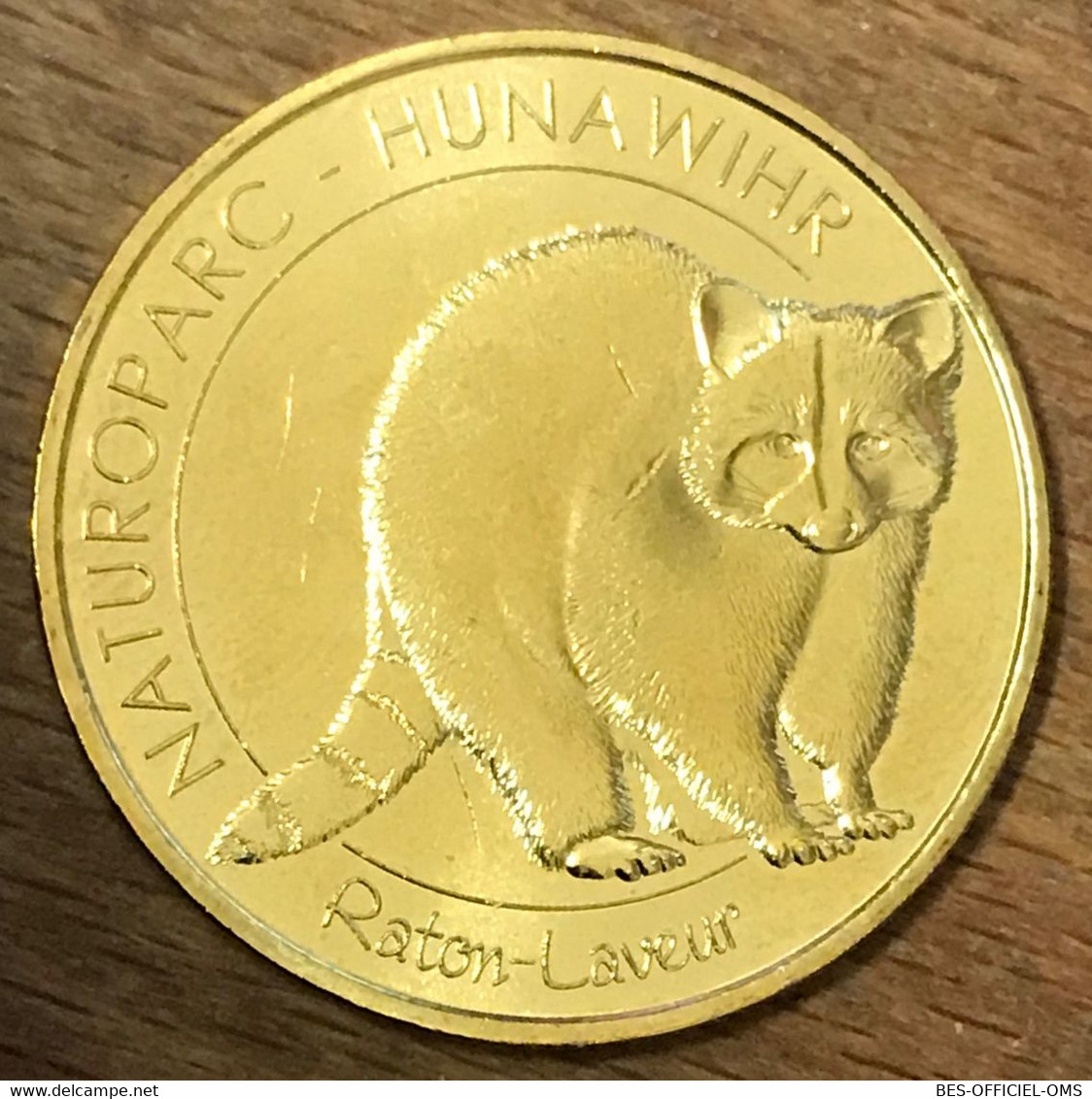 68 HUNAWIHR RÉINTRODUCTION RATON-LAVEUR MDP 2019 MÉDAILLE SOUVENIR MONNAIE DE PARIS JETON TOURISTIQUE MEDALS COIN TOKENS - 2019