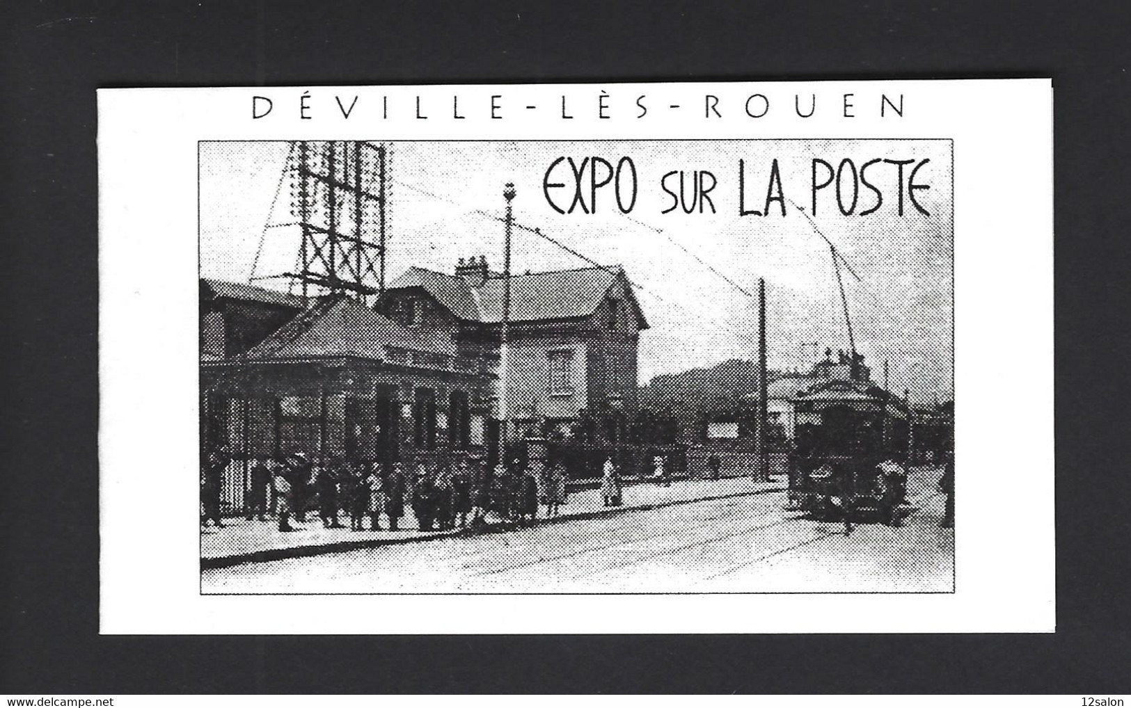 CARNET PRIVE MARIANNE DE BRIAT DEVILLE LES ROUEN EXPO SUR LA POSTE THEME TRAMWAY - Altri & Non Classificati