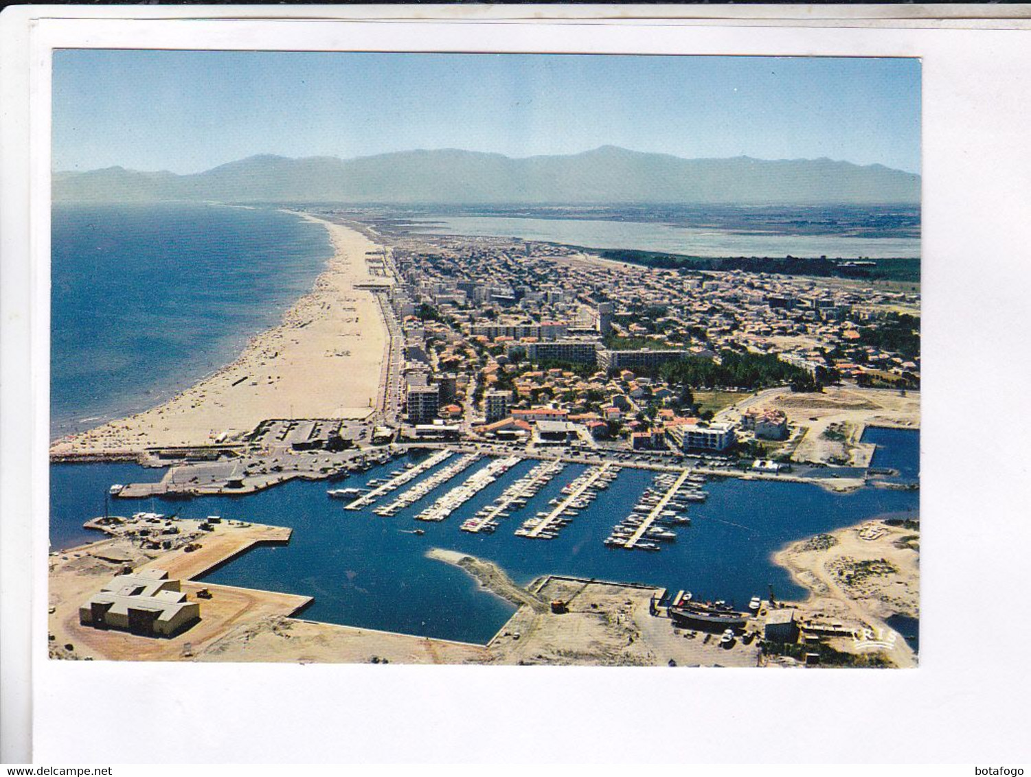 CPM DPT 66 CANET EN ROUSSILLON VU DU CIEL - Canet En Roussillon