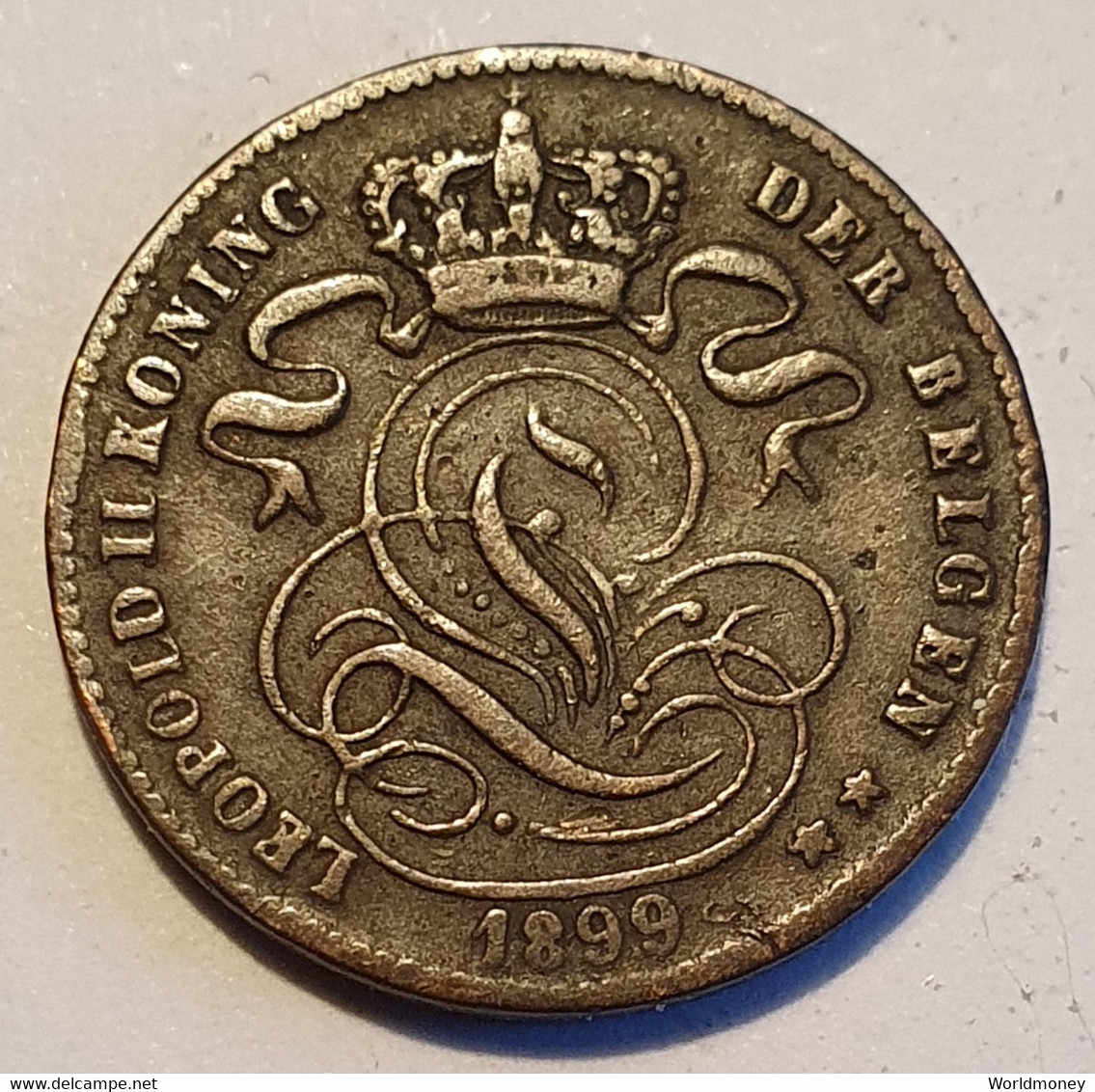 Belgium 1 Centime 1899 (NLD) - 1 Cent