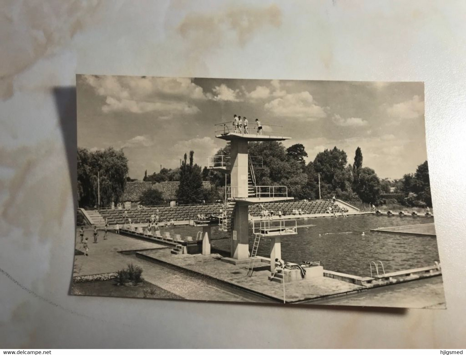 Germany Deutschland Forst Lausitz Schwimmbad Schwimm Bad Swimming Pool DDR Soviet Era 12575 Post Card POSTCARD - Forst