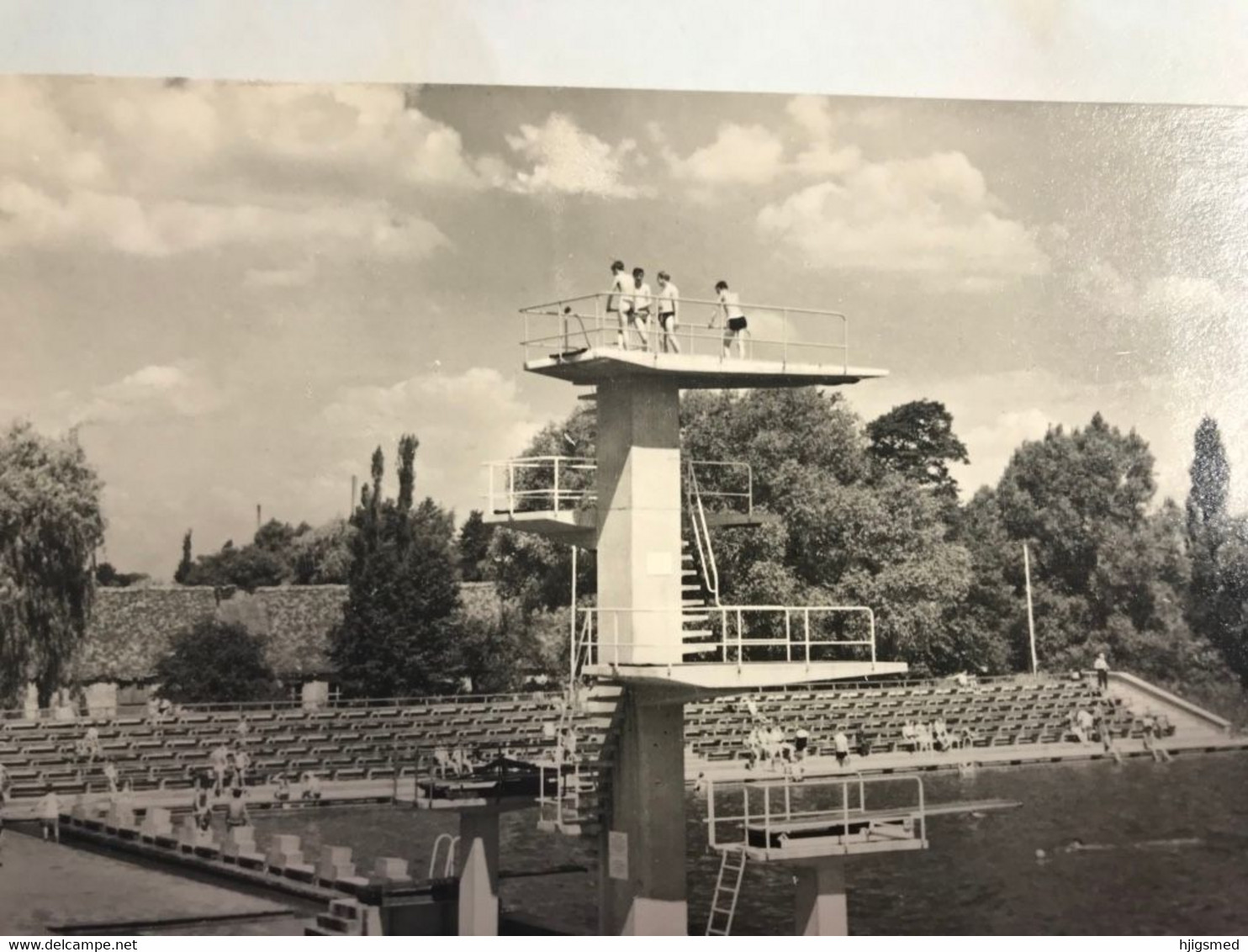 Germany Deutschland Forst Lausitz Schwimmbad Schwimm Bad Swimming Pool DDR Soviet Era 12575 Post Card POSTCARD - Forst