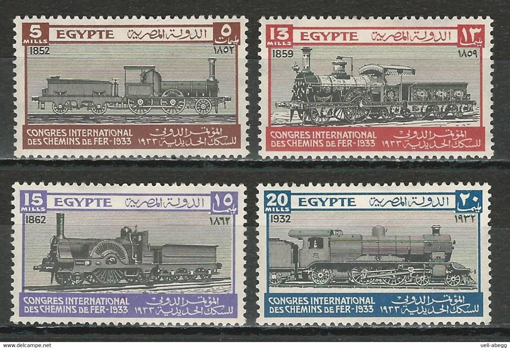 Ägypten Mi 160-63 * MH - Nuevos