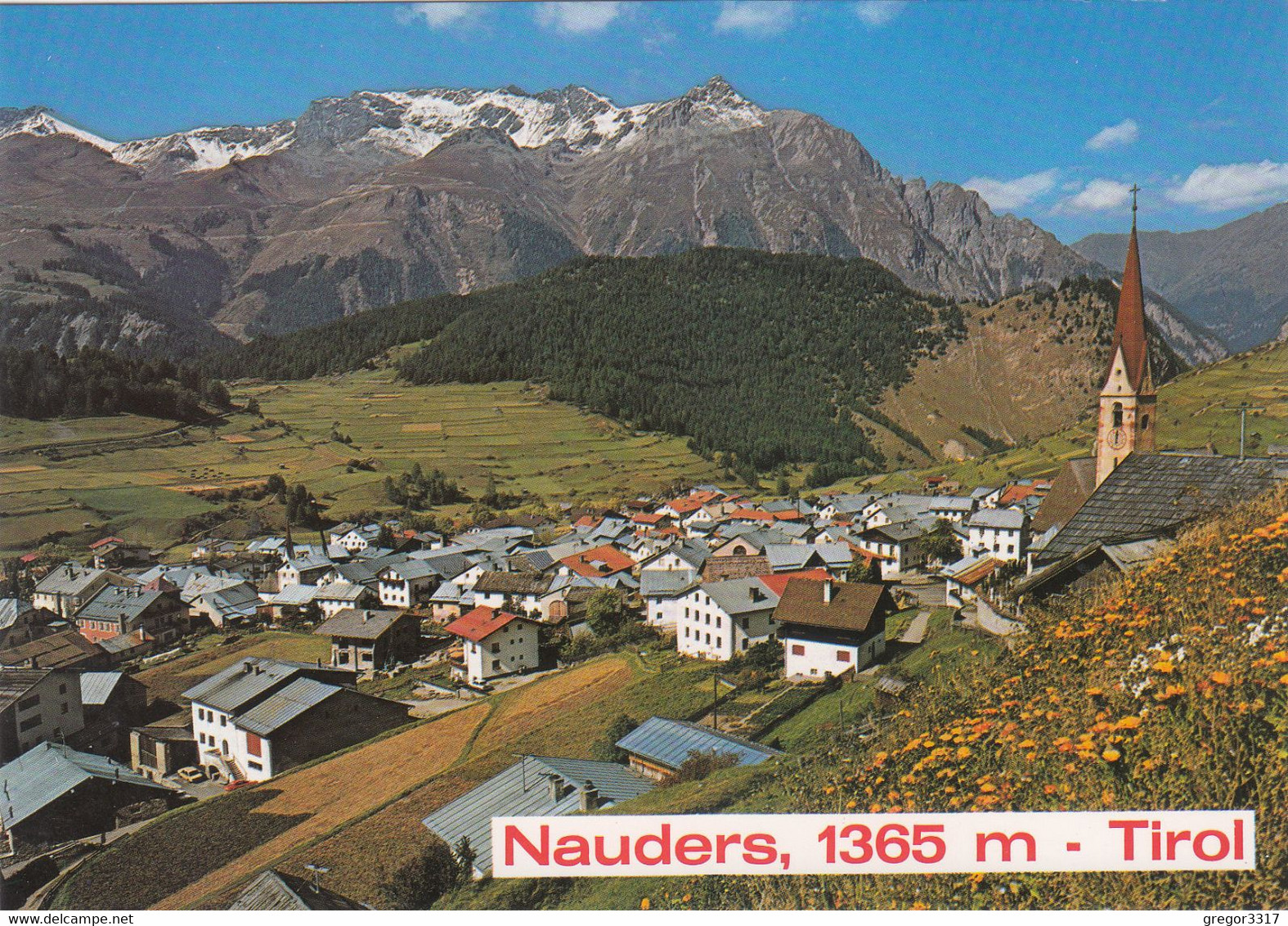 1277) NAUDERS - Tirol - HÄUSER Kirche - Dünn Besiedelt TOP !! - Nauders