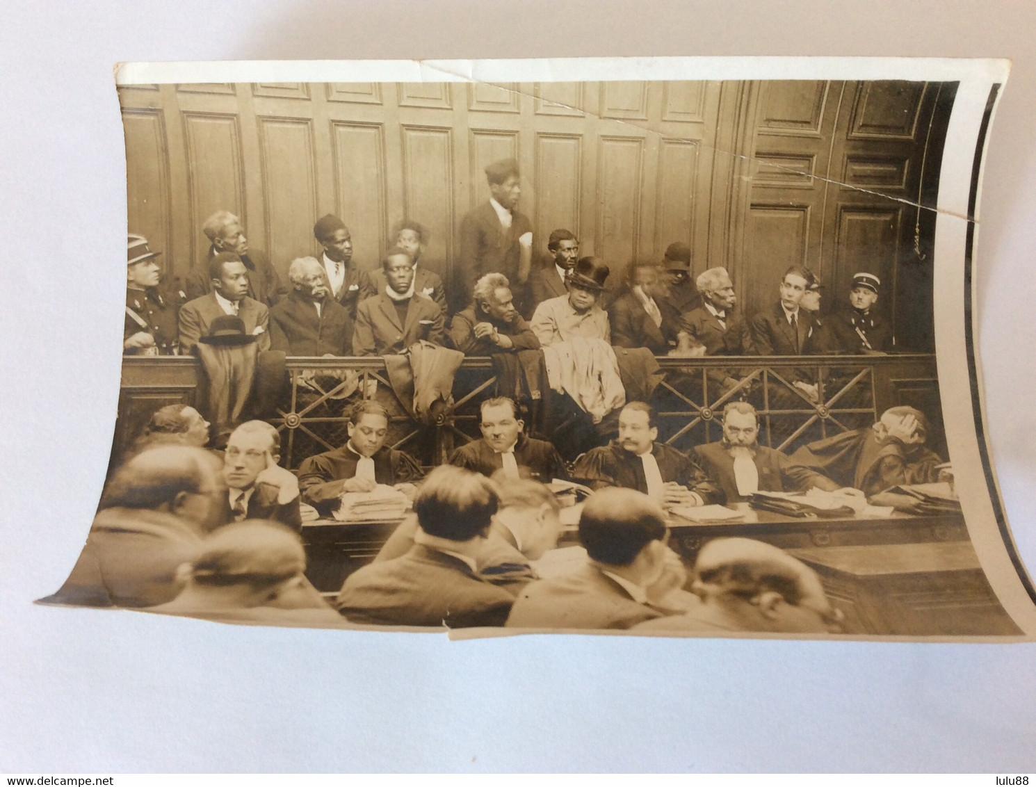♦️ CAYENNE. Les émeutiers Devant Le Jury. Tribunal De NANTES Photo. Format 18x13 - Cayenne