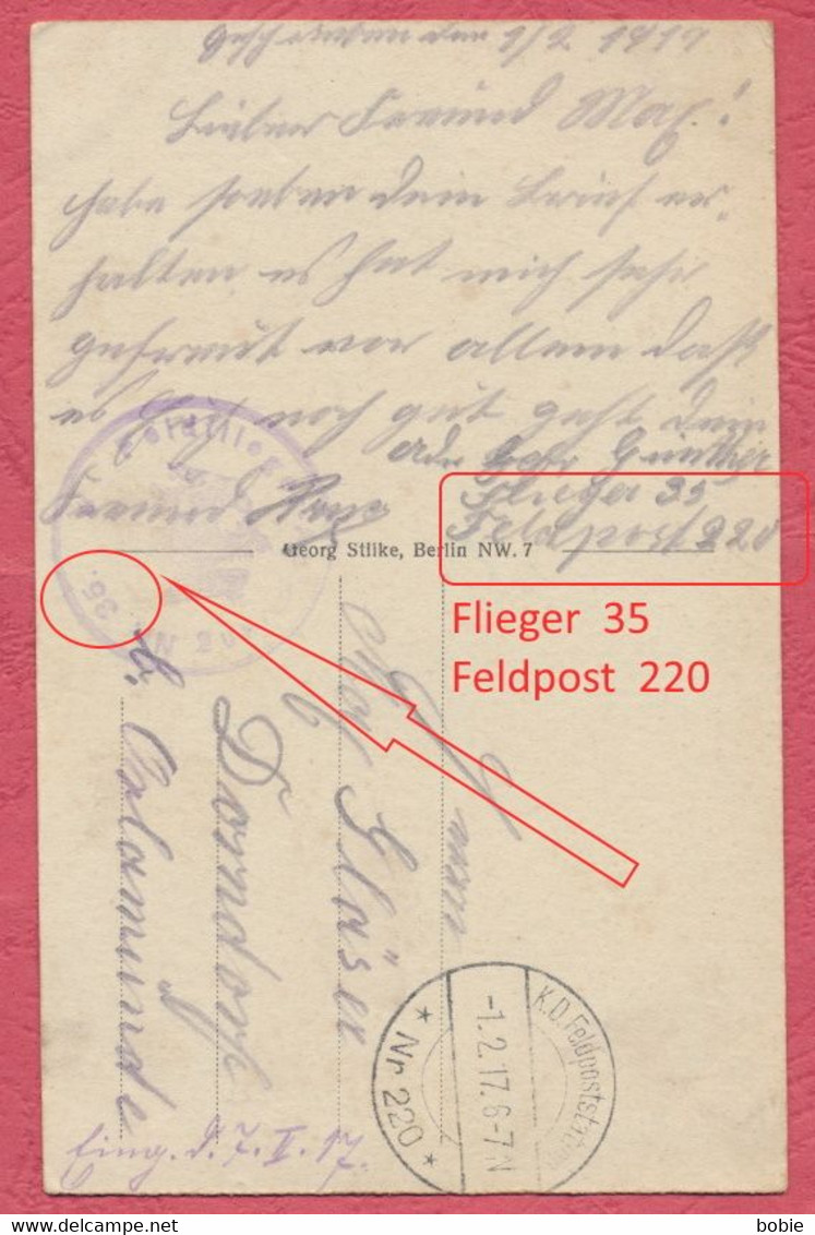 Stimmungsbild Aus Szczuczyn - Polen Polska Pologne  Krieg 1914-18 / German Postmarks 1917 Feldpost Nr 220 " Flieger 35 " - Poland