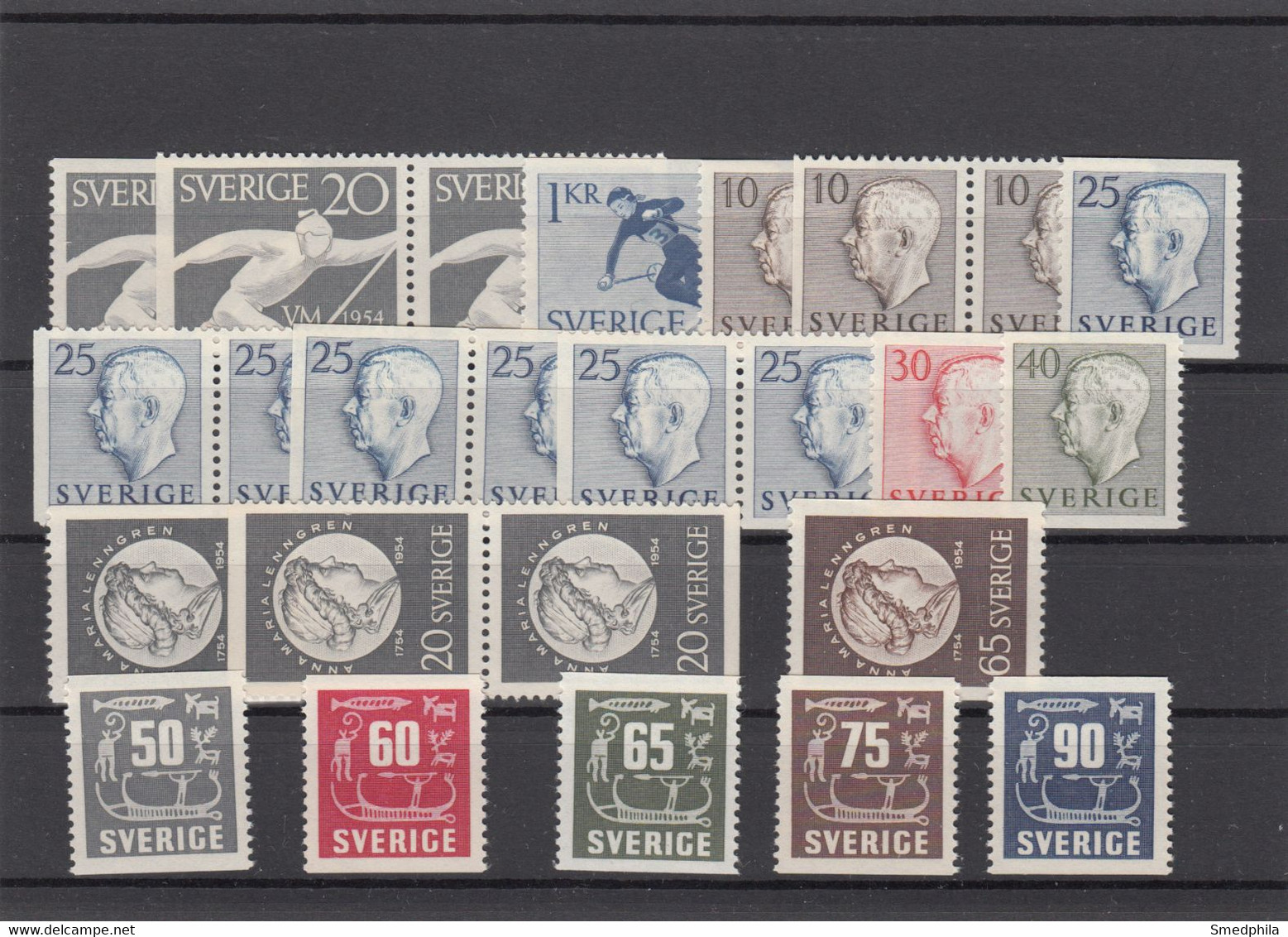 Sweden 1954 - Full Year MNH ** - Volledig Jaar