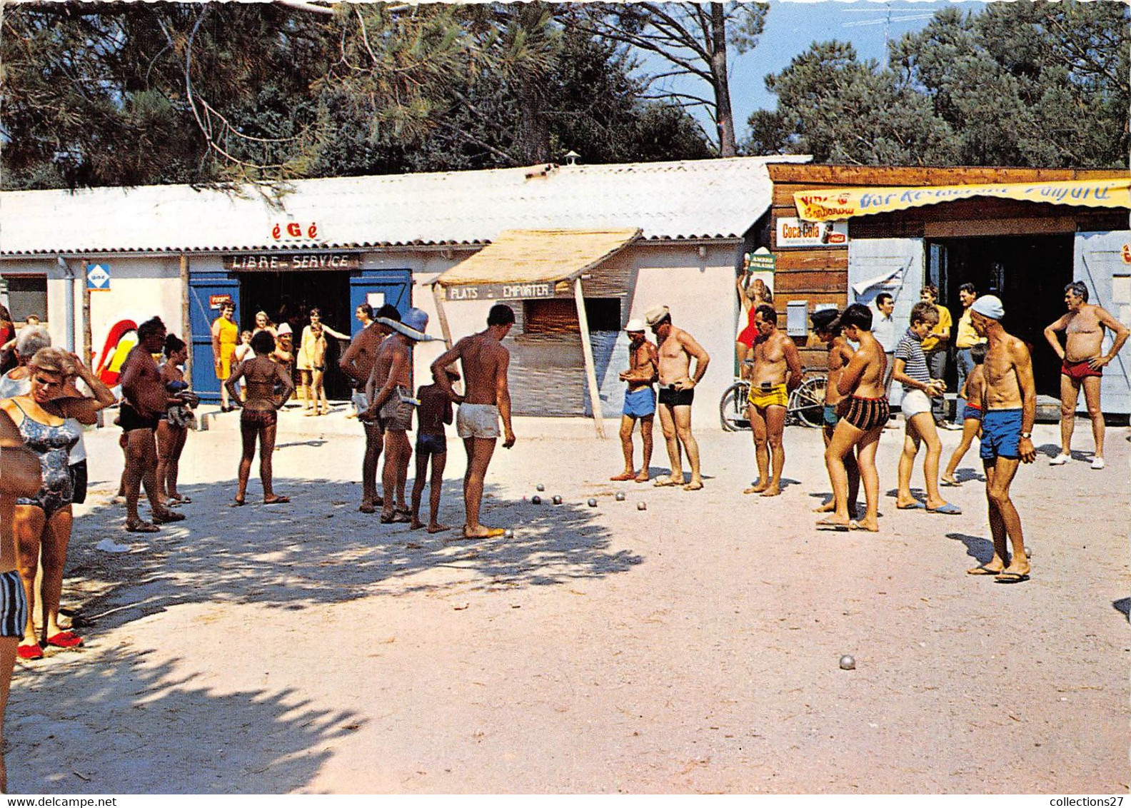 83-LA-LONDE-LES-MAURES- CAMPING LE PANSARD, LE CENTRE COMMERCIAL - La Londe Les Maures