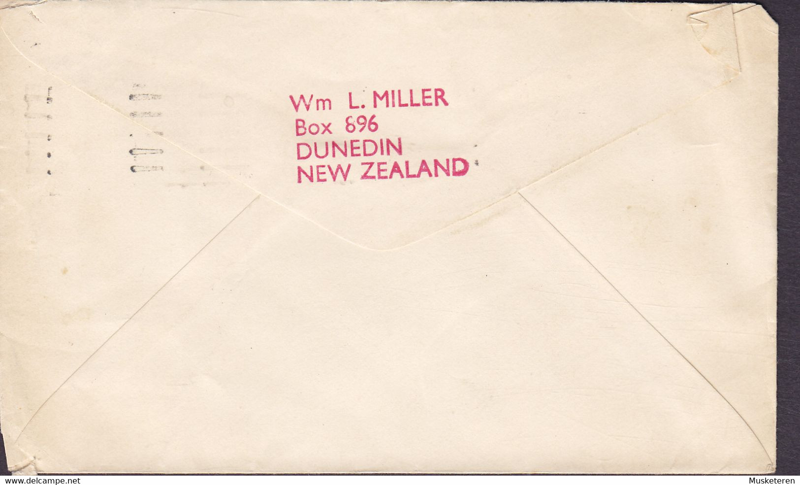 New Zealand Slogan Flamme 'Health Stamps' DUNEDIN 1963 'Petite' Cover Brief SALT LAKE CITY Utah United States - Lettres & Documents
