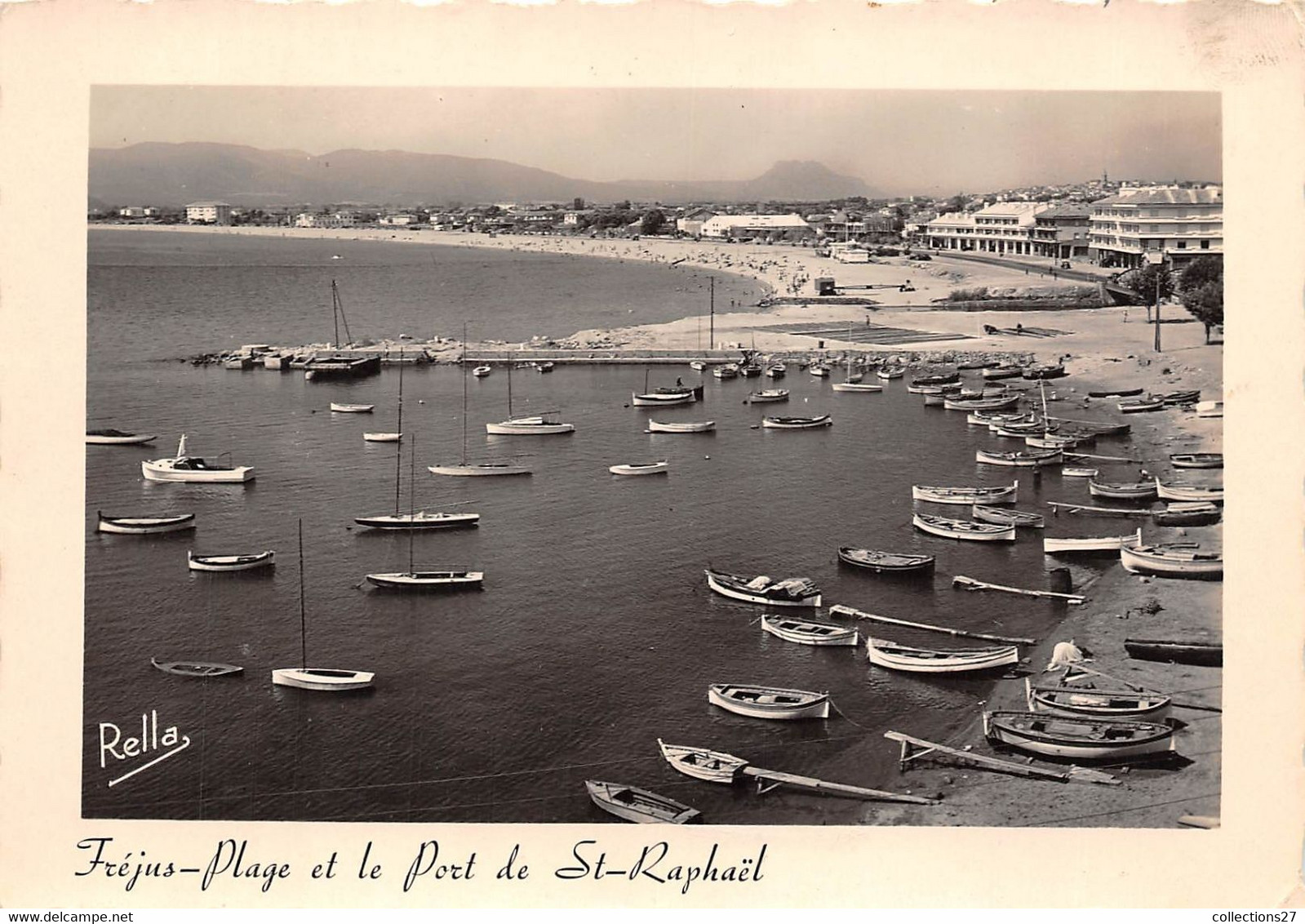 83-FREJUS- PLAGE ET LE PORT DE ST-RAPHAËL - Frejus