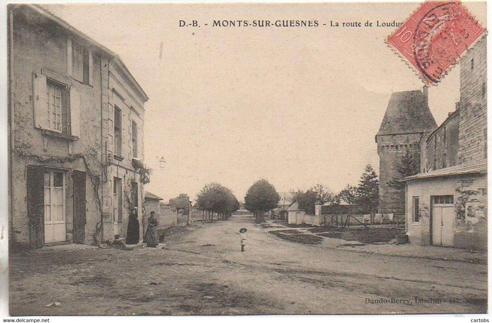 86  MONTS-sur-GUESNES  La Route De Loudun - Monts Sur Guesnes