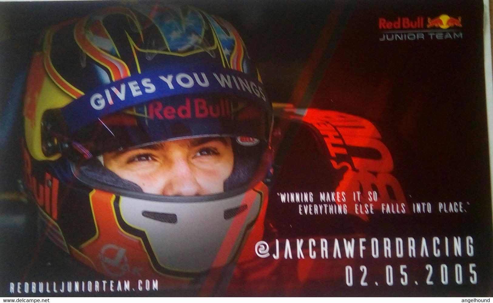 Jak Crawford , Red Bull Junior Team - Autogramme