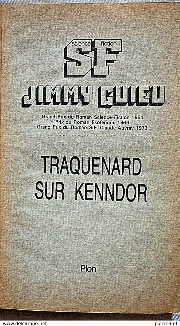 Traquenard Sur Kennddor - Jimmy Guieu - SF37 - Plon