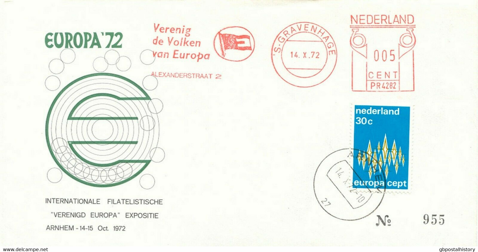 CEPT 1960/85, 5 Versch. Selt. Freistempel-Belege Zum Thema EUROPA (BRD, CH. NL) - Colecciones