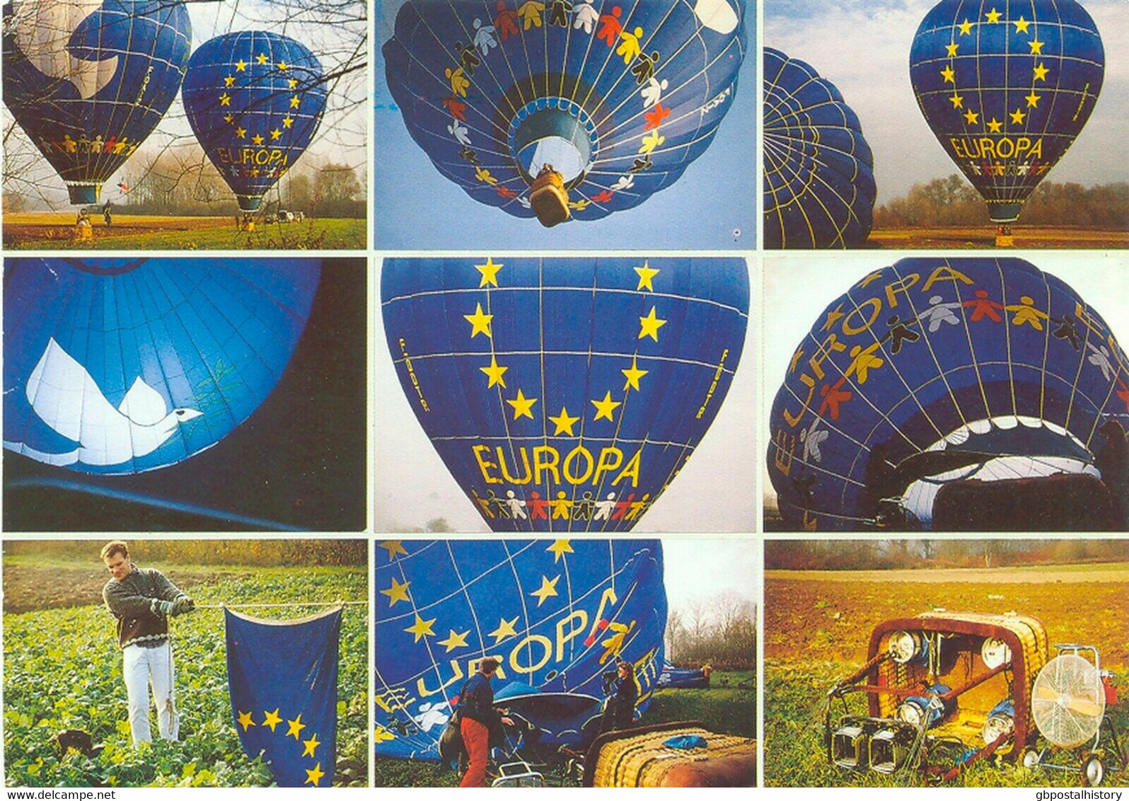 CEPT 1977/88 7 Versch. Flugpost- U. Raketen-Belege Zum Thema EUROPA CEPT - Collections