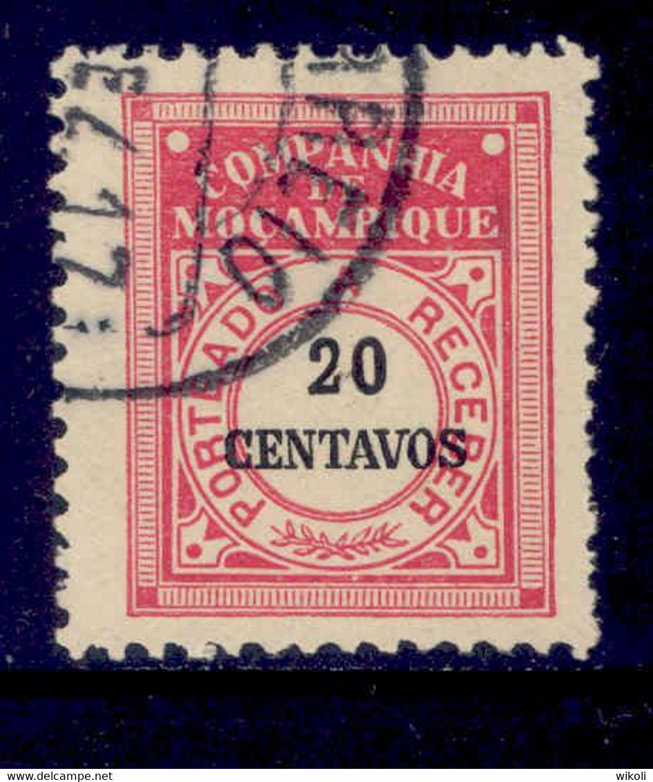 ! ! Mozambique Company - 1916 Postage Due 20 C - Af. P 29 - Used - Mozambique