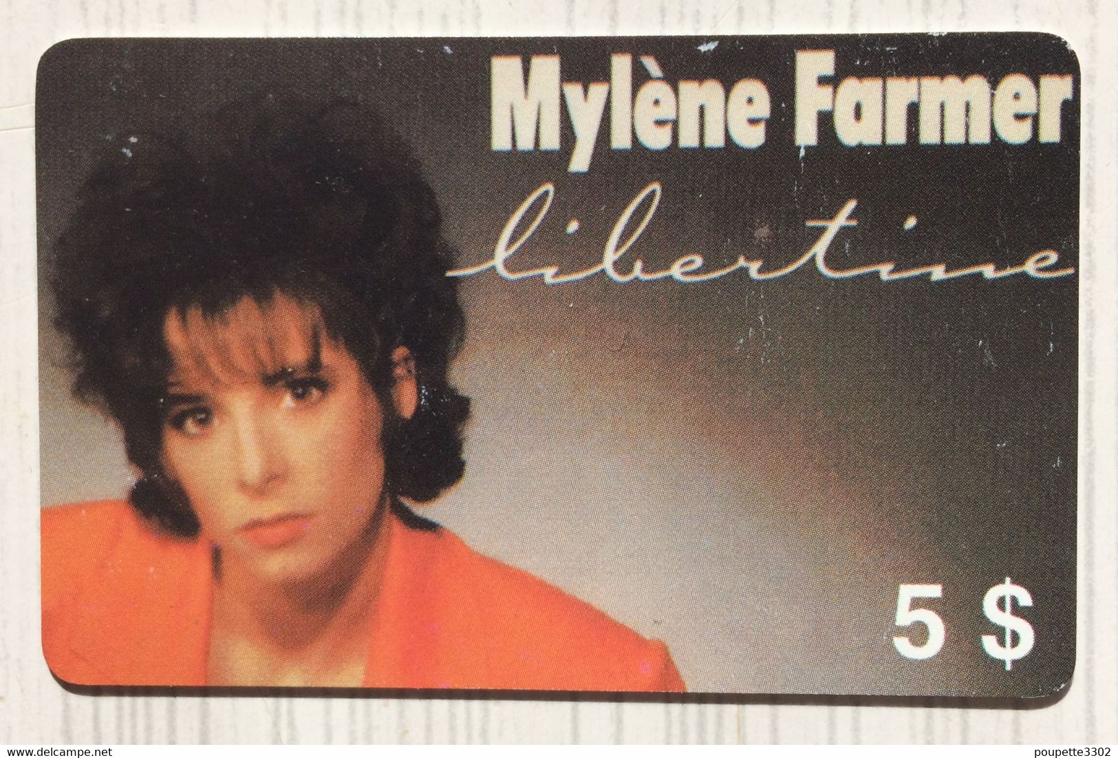 Télécarte 5 $ Unités Mylène Farmer - Autres - Amérique