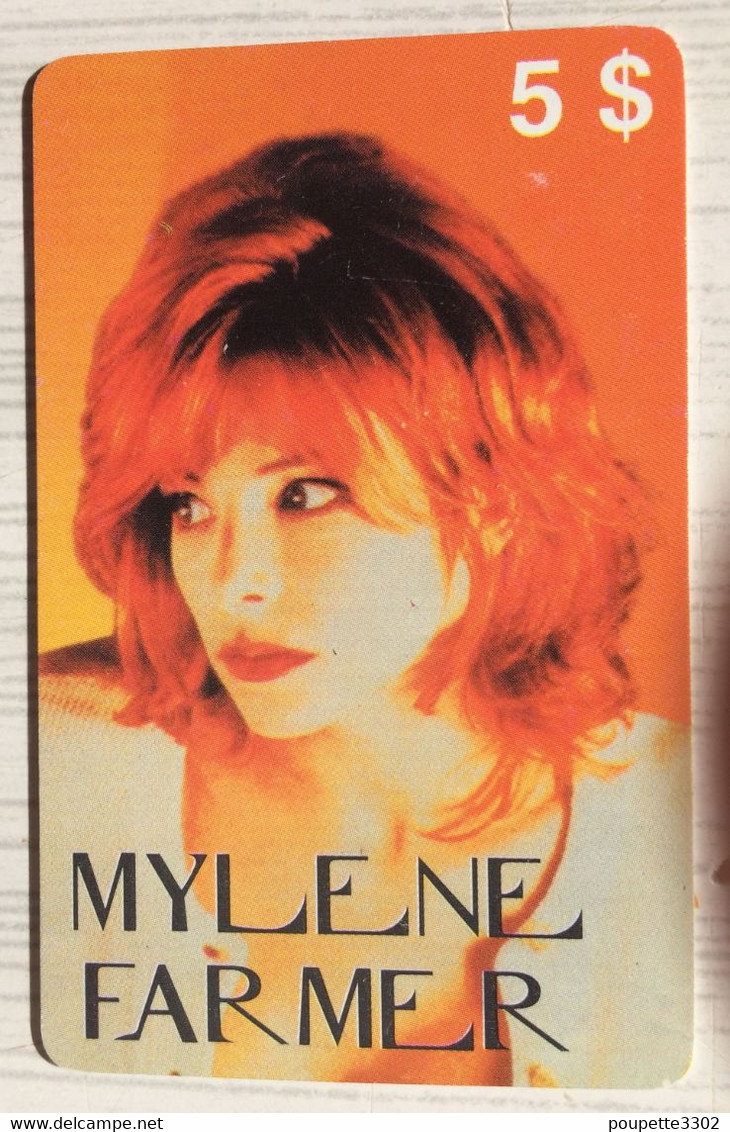 Télécarte 5 $ Unités Mylène Farmer - Sonstige - Amerika