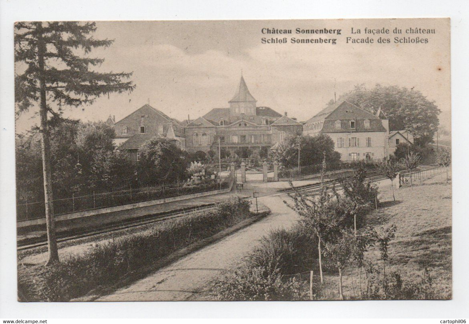 - CPA HAUT-RHIN (68) - Château Sonnenberg 1913 - La Façade Du Château - - Altri & Non Classificati