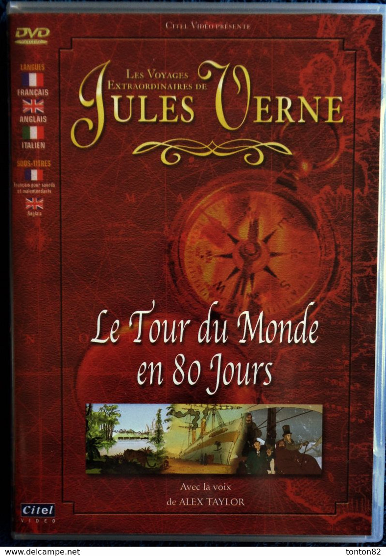 Jules Verne - Le Tour Du Monde En 80 Jours - Film D'animation . - Cartoons