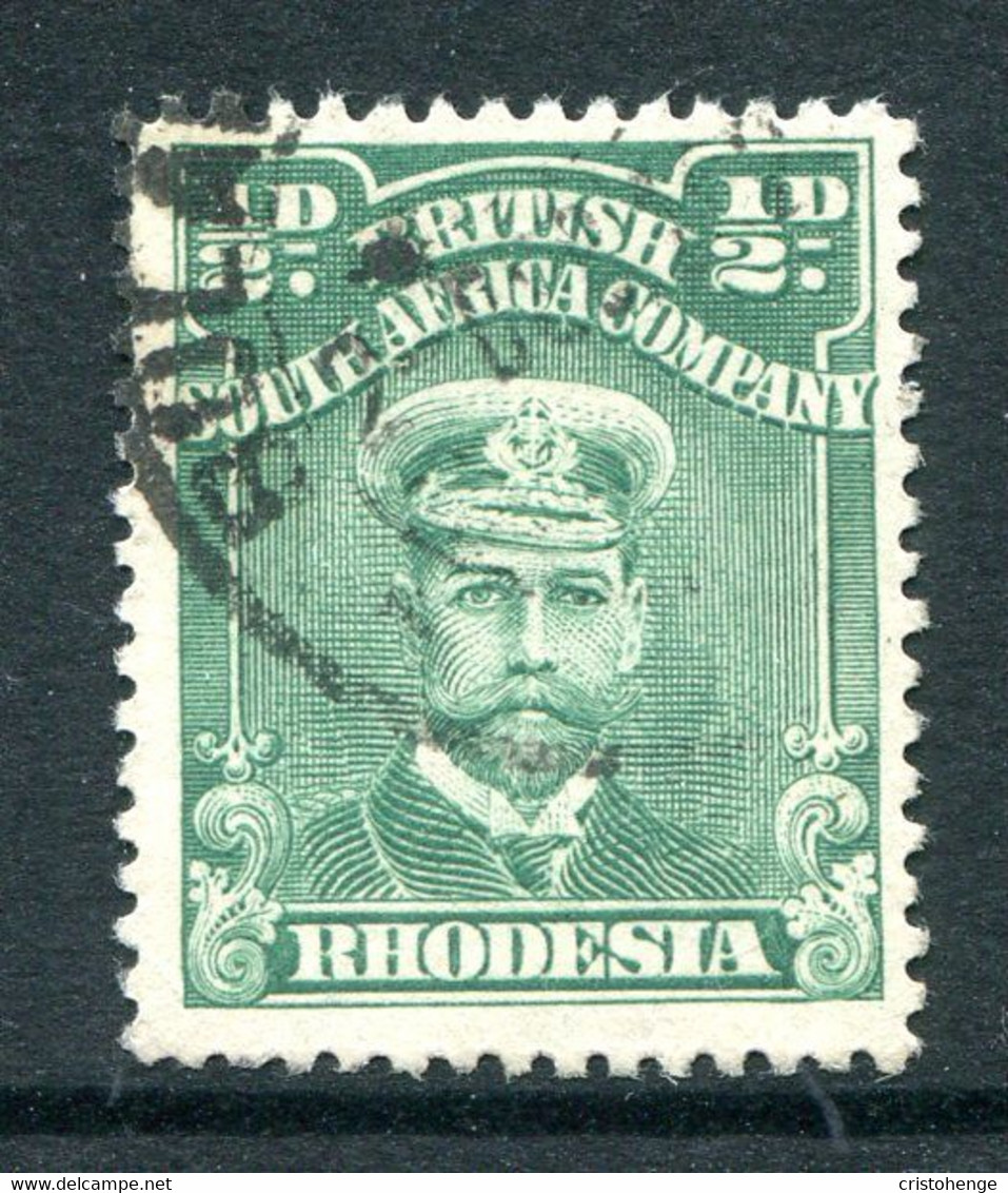 Rhodesia 1913-1919 Admiral - P.14 - ½d Blue-green Used (SG 186) - Sonstige & Ohne Zuordnung