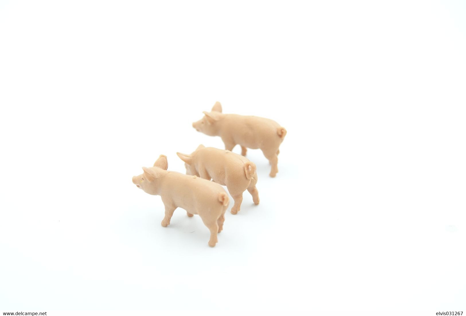 Britains Ltd, Deetail : ANIMALS : PIG LOT OF 3 PIGLETS , Made In England, LTD 1979 *** - Britains