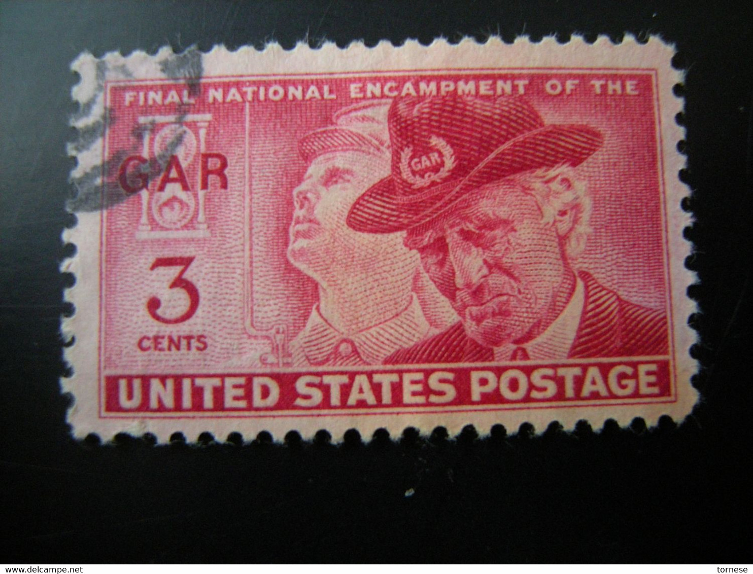 United States, 1949, ENCAMPMENT OF THE GAR; 3 C., Used - Gebraucht