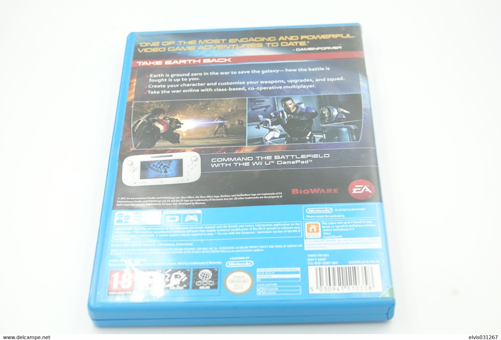 NINTENDO WII U : MASS EFFECT 3 SPECIAL EDITION Game - Wii U
