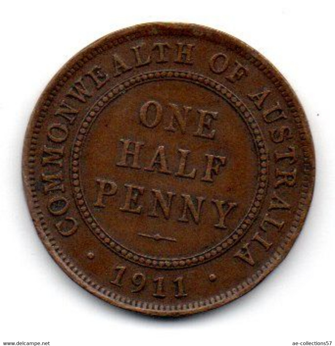 Australie -  1/2 Penny 1911 TB+ - ½ Penny