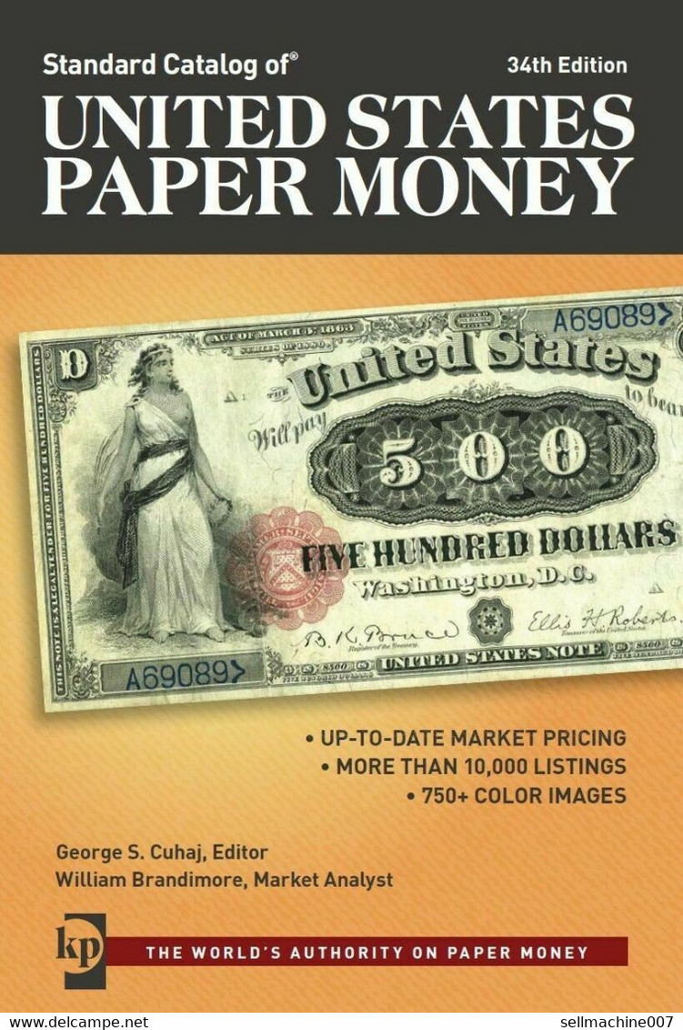 Krause 2015 USA Paper Money As Of 1861 - United States Of America Banknote Catalogue PDF 481 PAGES - Libros & Software