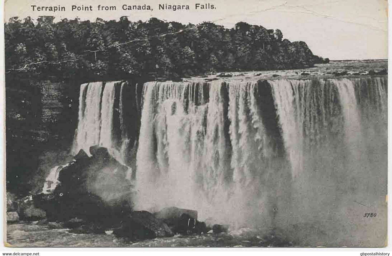 CANADA 1910 Mint B/w Pc "Terrapin Point From Canada, NIAGARA FALLS, Ontario" - Chutes Du Niagara