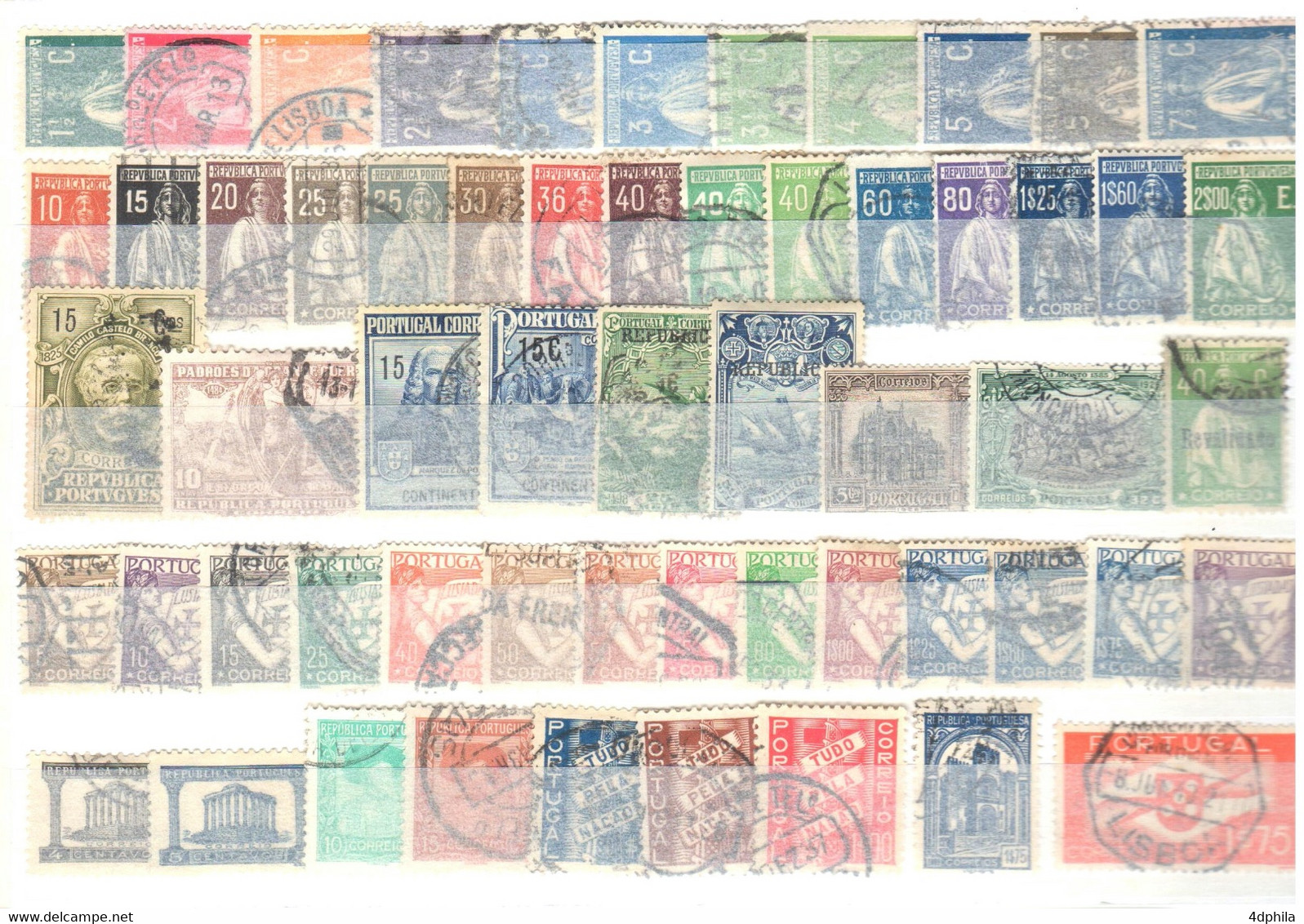 Portugal - Collection Dès 1856 - 144 Timbres - Collections