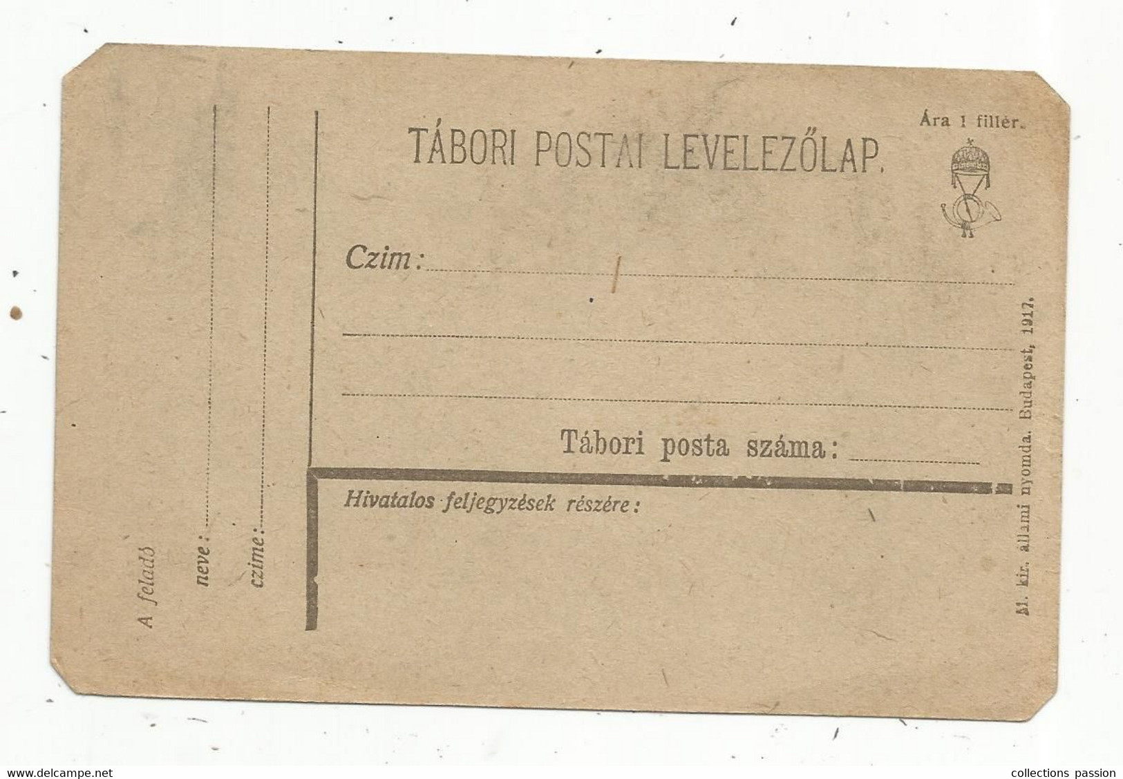 Enttier Postal , HONGRIE ,HUNGARY , Vierge - Postwaardestukken