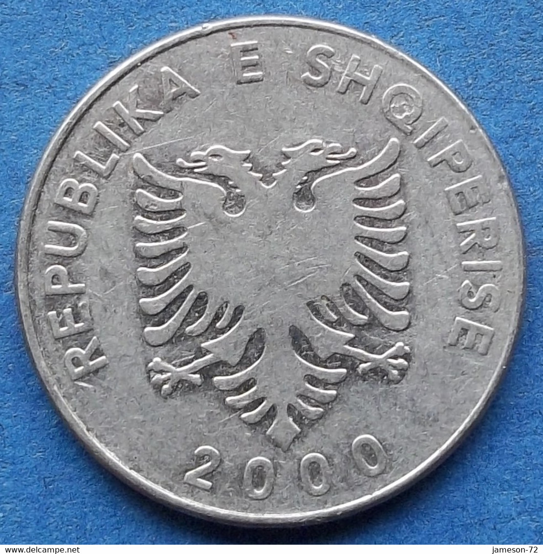 ALBANIA - 5 Leke 2000 "olive Branch" KM# 76 Republic (1996) - Edelweiss Coins - Albanie