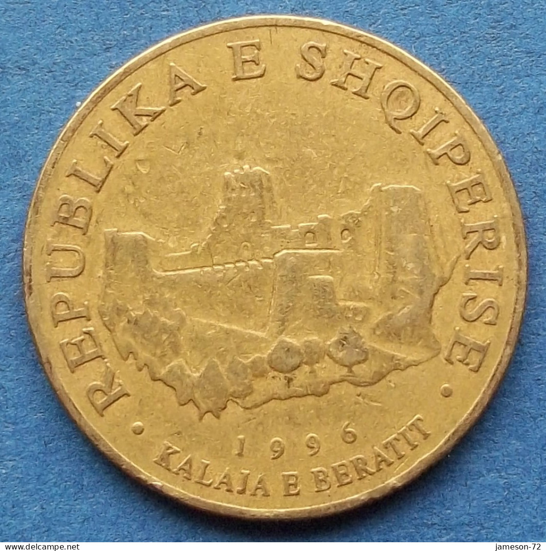 ALBANIA - 10 Leke 1996 "Berat Castle" KM# 77 Republic (1996) - Edelweiss Coins - Albania