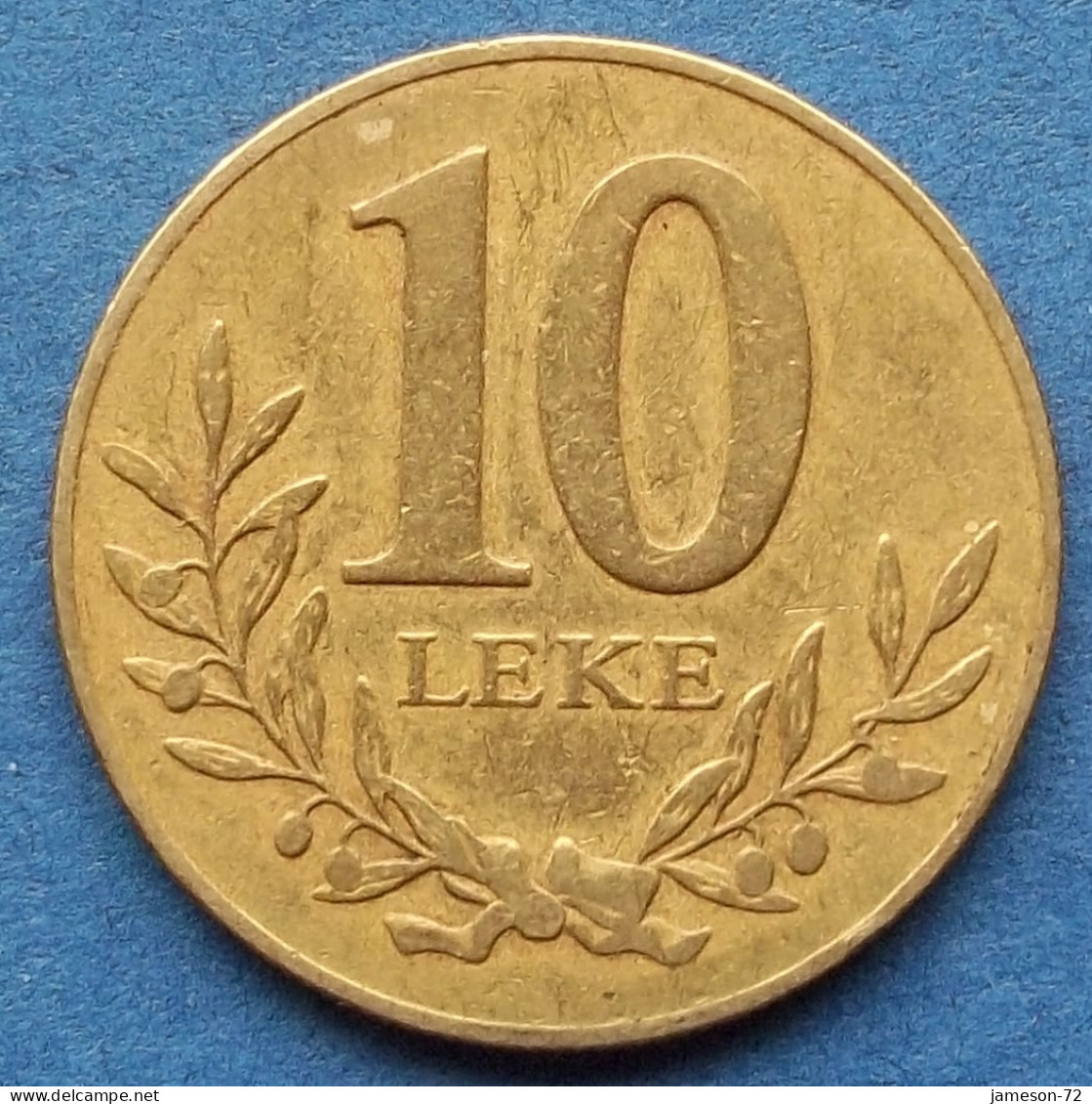 ALBANIA - 10 Leke 1996 "Berat Castle" KM# 77 Republic (1996) - Edelweiss Coins - Albanien