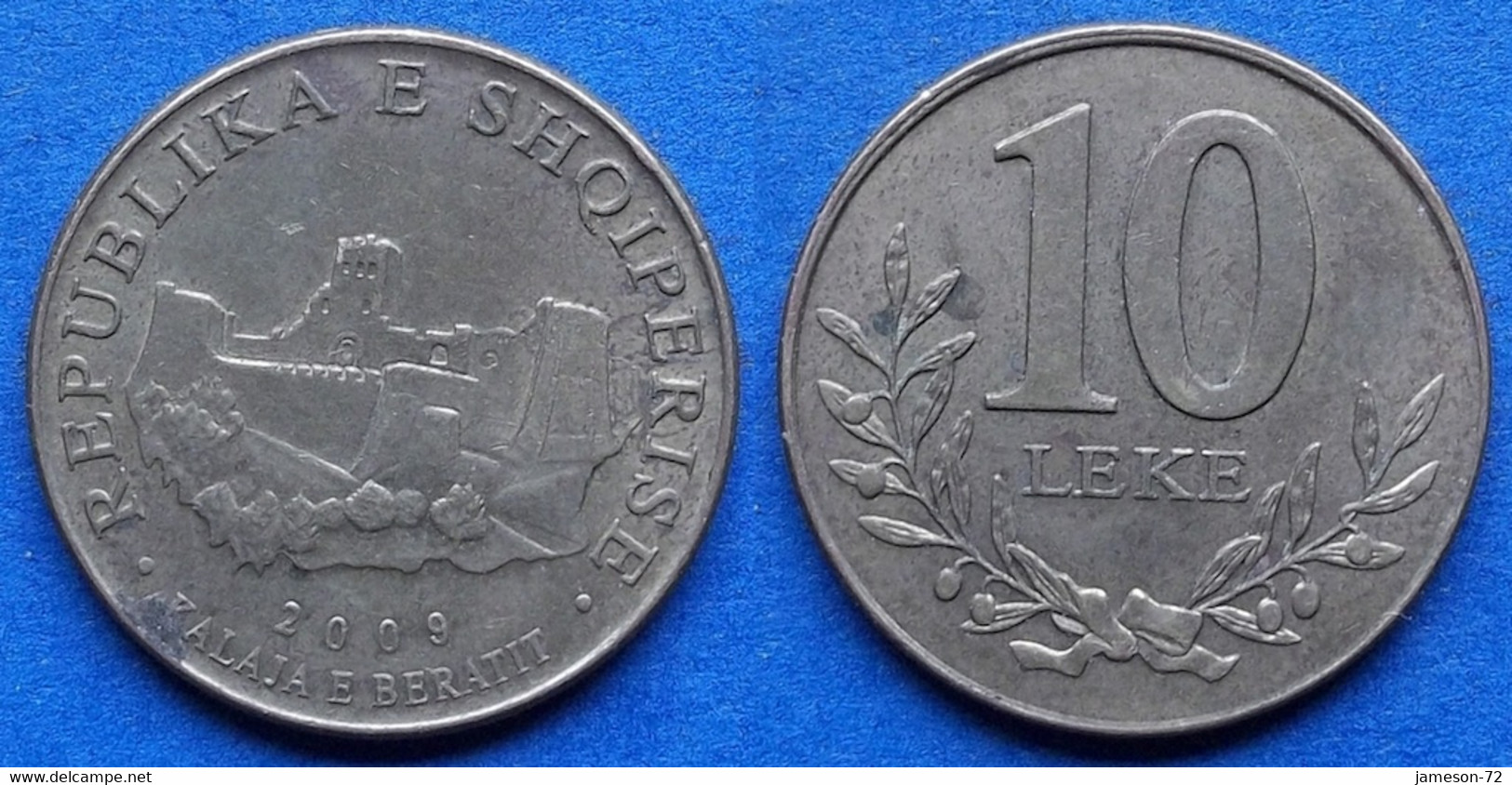 ALBANIA - 10 Leke 2009 "Berat Castle" KM# 77a Republic (1996) - Edelweiss Coins - Albanien