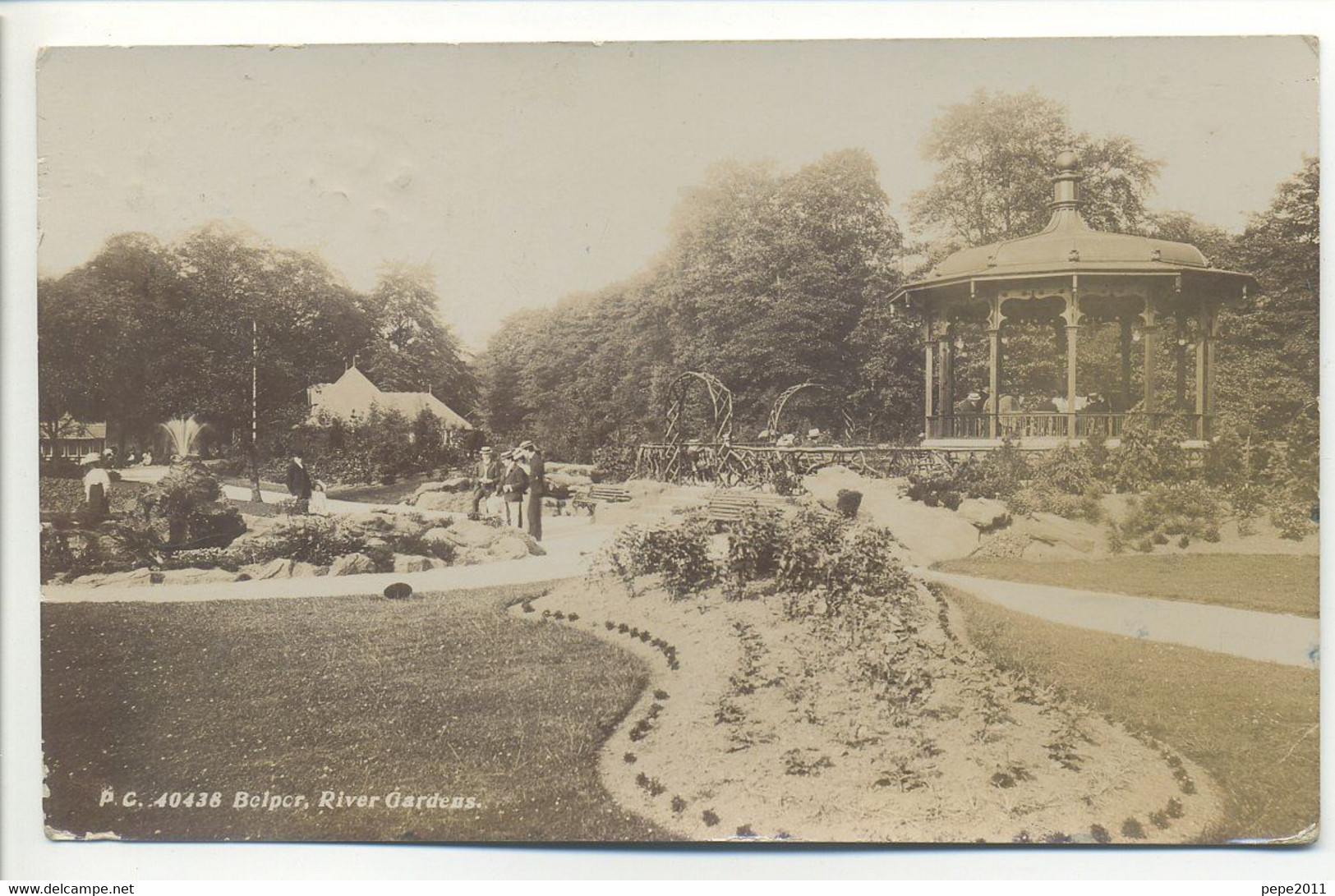 CPA Derbyshire - BELPER River Gardens - Photochrom - Derbyshire