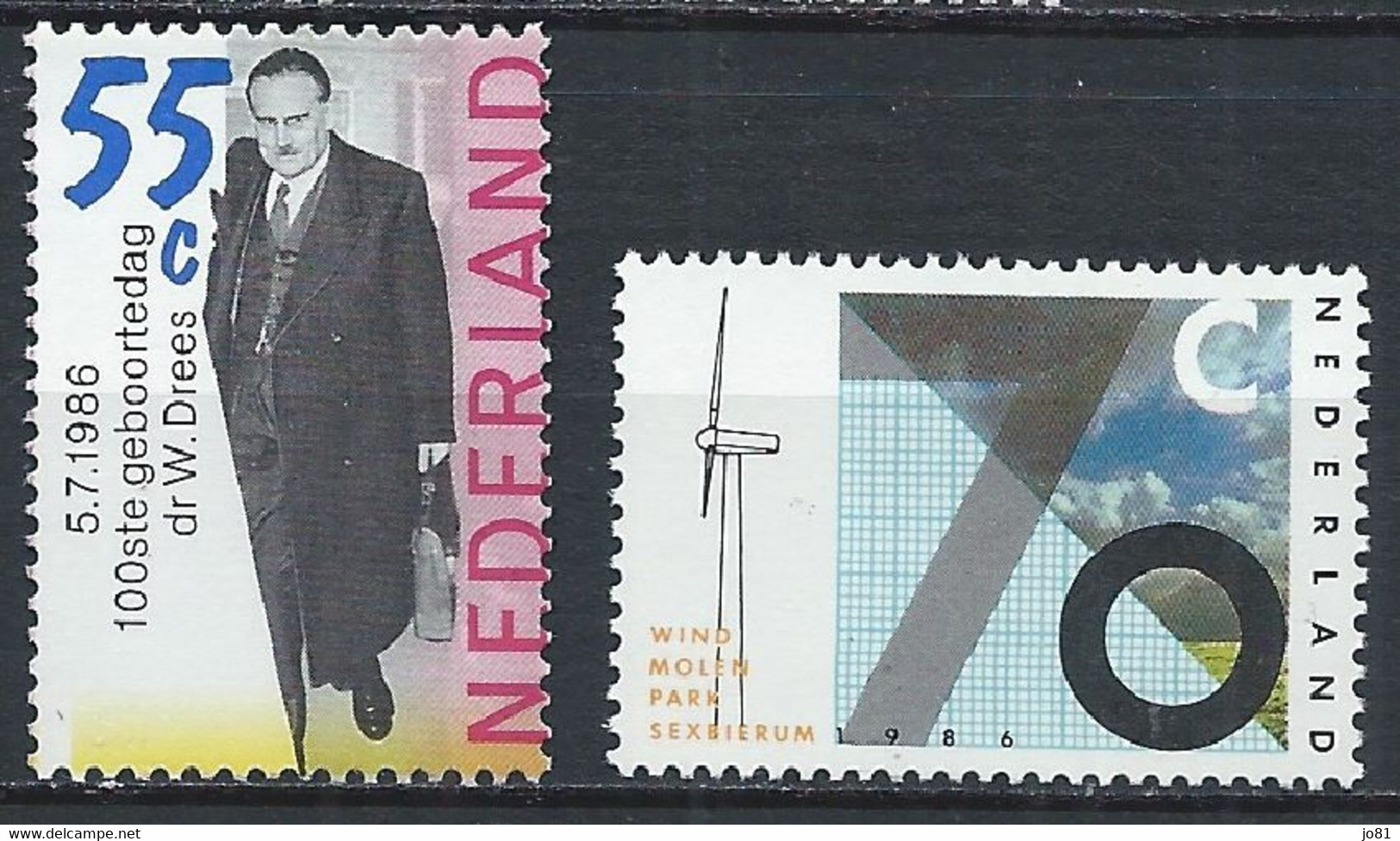 Pays-Bas YT 1257 + 1272 Neuf Sans Charnière - XX - MNH - Unused Stamps