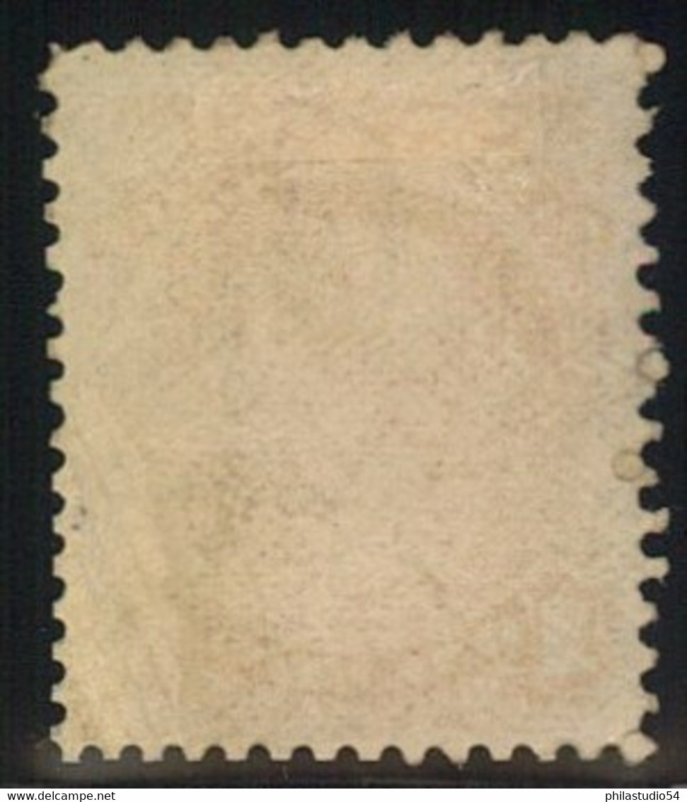 1858, 1 Cent Victoria, Orange Yellow Large Head Unused, Regummed - Neufs