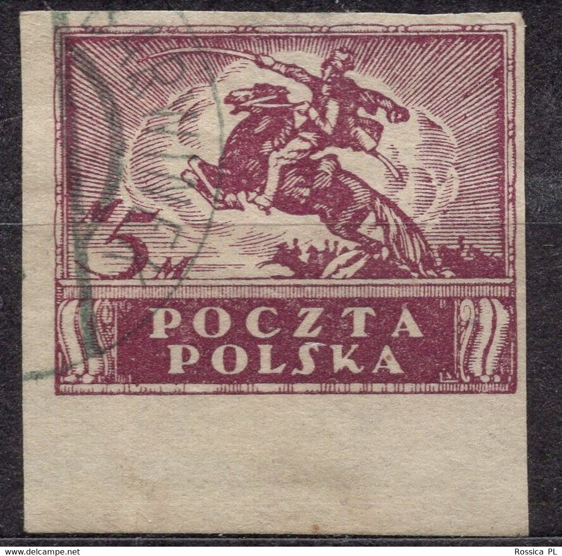 POLAND 1919, Fi 96A, Edition In Mark Currency, Canceled Barwinek - Ungebraucht