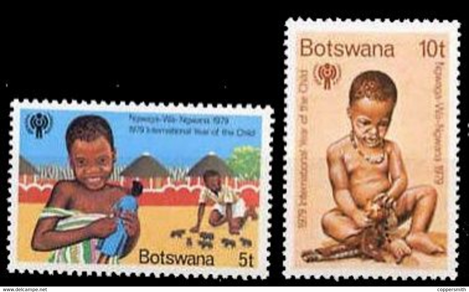 (063) Botswana  Children / Enfants / Kinder  ** / Mnh  Michel 237-238 - Botswana (1966-...)