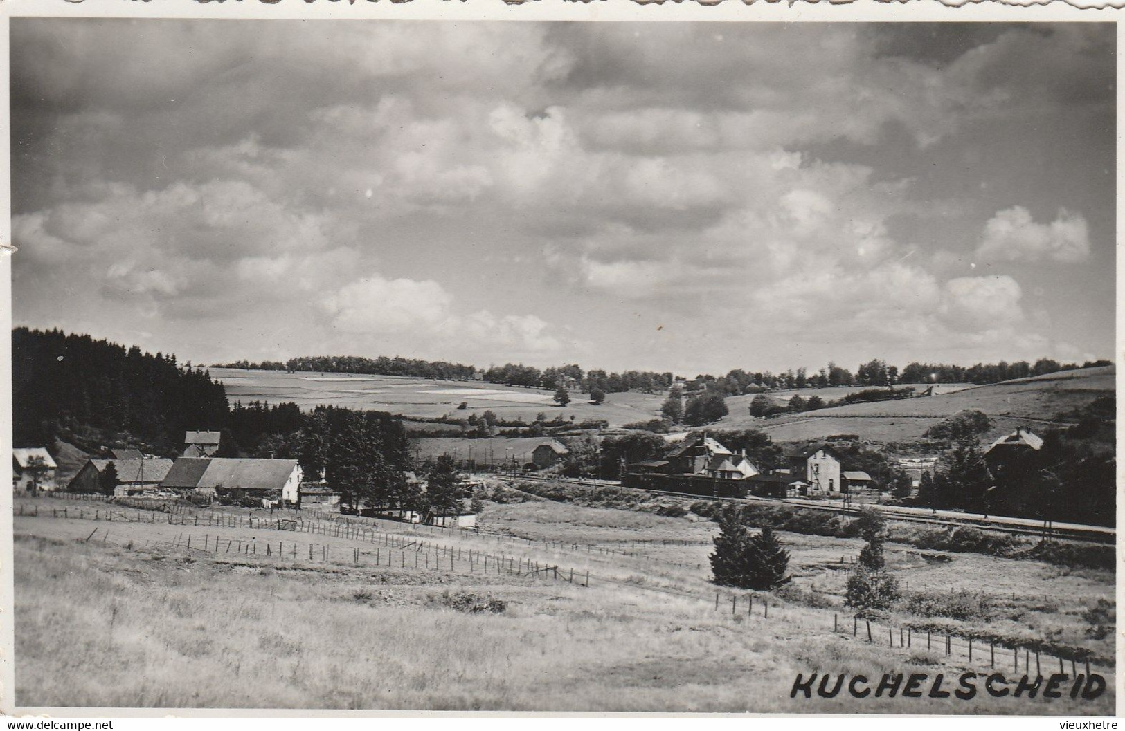 Région Butgenbach  KUCHELSCHEID  Carte Photo  Train Vennbahn - Butgenbach - Butgenbach