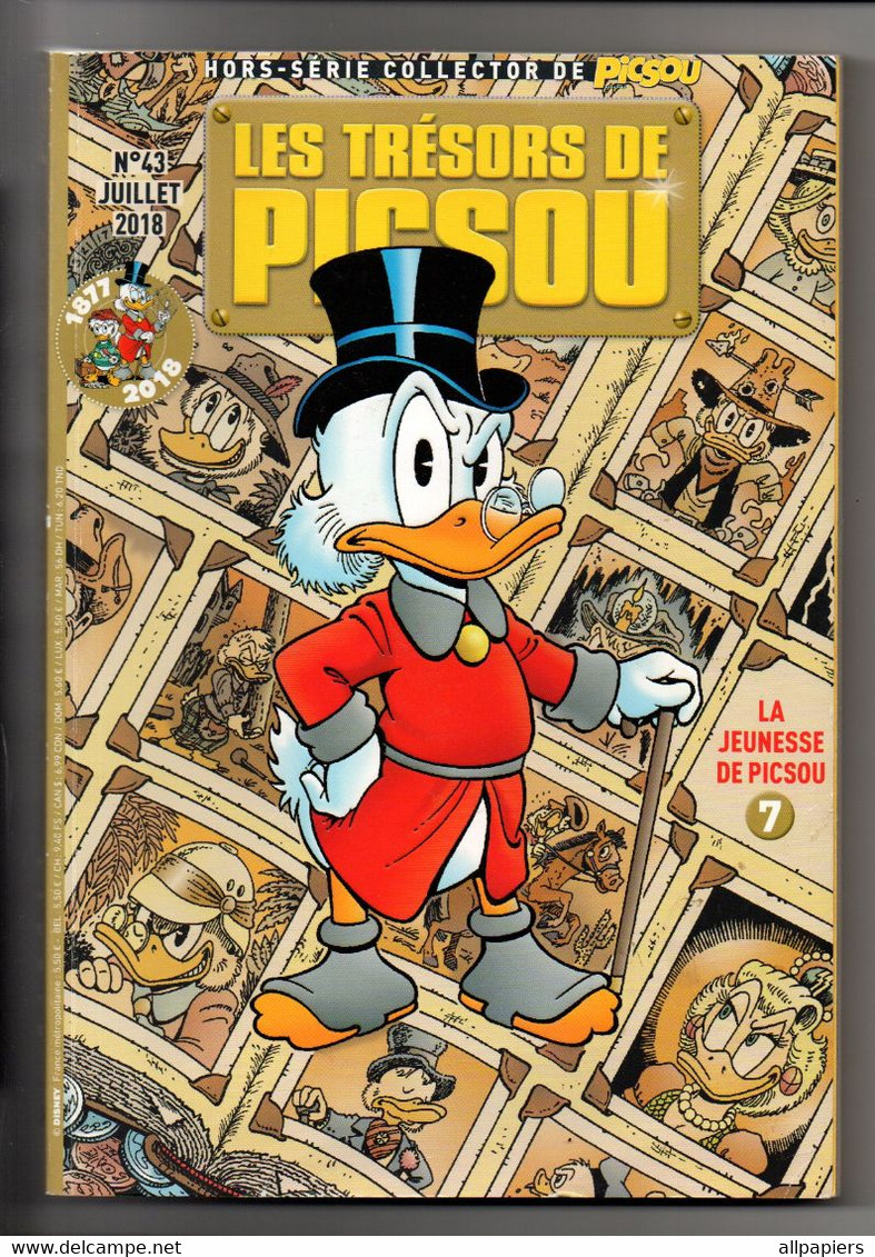 Hors-série Collector Picsou Les Trésors De Picsou La Jeunesse De Picsou 7 Disney Juin 2018 - Picsou Magazine