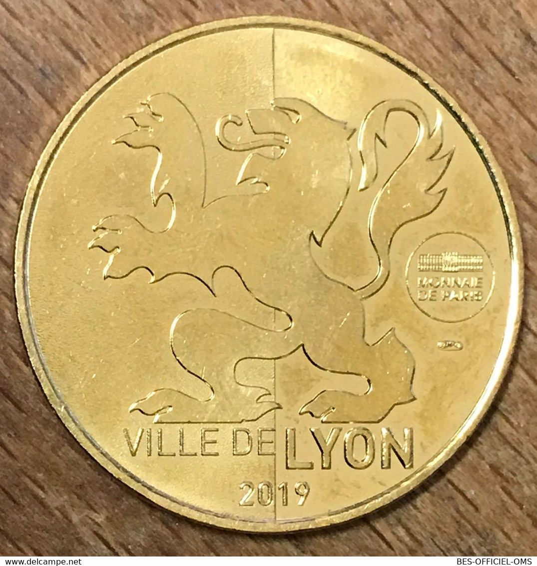 69 LYON PARC DE LA TÊTE D'OR MDP 2019 MÉDAILLE SOUVENIR MONNAIE DE PARIS JETON TOURISTIQUE MEDALS COINS TOKENS - 2019